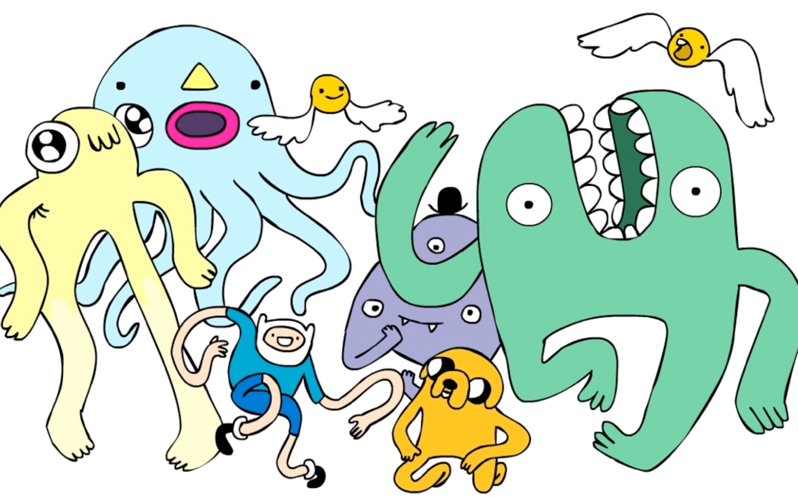 finn and monsters party