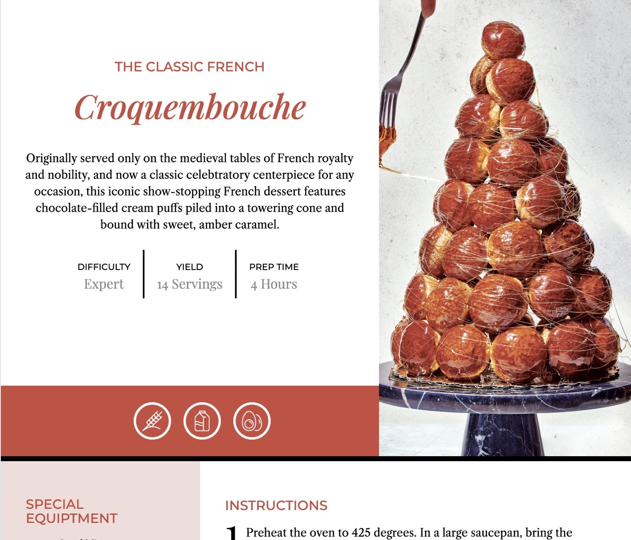 Recipe Site Screenshot